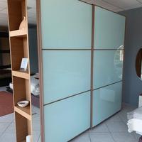 ARMADIO A 2 ANTE SCORREVOLI C/LIBRERIA