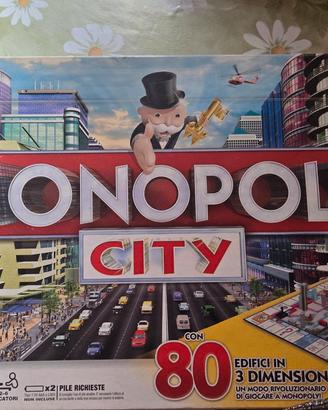 Monopoly City Hasbro 2009 Completo con Edifici 3D 