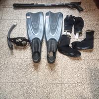 attrezzatura pesca sub