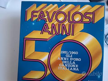 Cofanetto 10 vinili canzoni italiane anni 50
