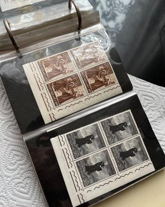 ALBUM CON 121 QUARTINE DELLE POSTE VATICANE, NUOVE