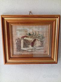 Quadro d'Autore - Veduta Anfiteatro Romano Siracus