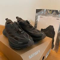 Hoka x satisfy mafate speed 4 lite coffee 42 2/3