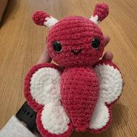 Peluche farfalla fatto a mano