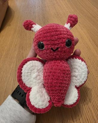 Peluche farfalla fatto a mano