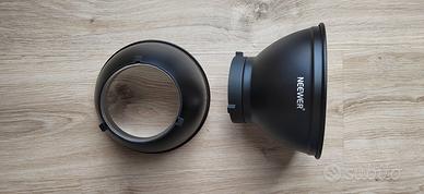 Kit Neewer: 2 Cupole Diffusori + 6 Griglie 10°a60°