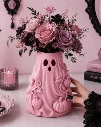 Vaso Decorativo Halloween "Fantasma & Zucche"