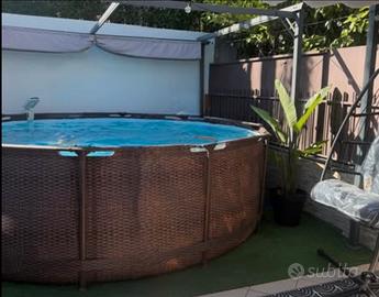 Piscina 366x100 350€ pompa a sabbia  compresa