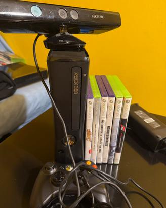 Xbox 360e + giochi + kinect