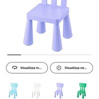 Sedia Ikea bambini