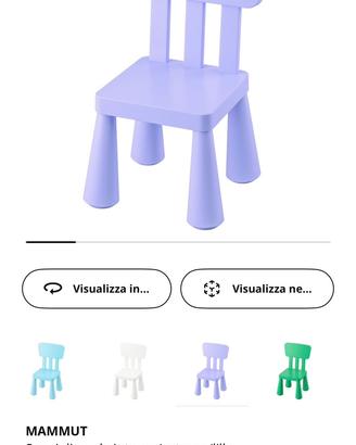 Sedia Ikea bambini