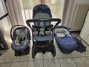 Trio Peg Perego-Colore Denim+Isofix