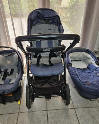 Trio Peg Perego-Colore Denim+Isofix