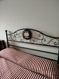 testiera letto in ferro battuto 