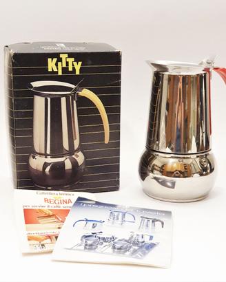 Caffettiera vintage italiana Kitty Express anni 80