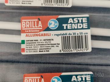 Aste tende allungabili 3 conf.