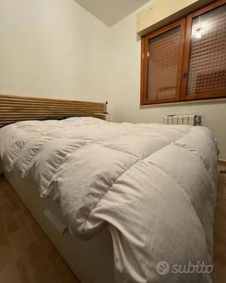 Letto matrimoniale IKEA + testiera 240 + materasso