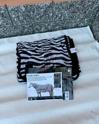Coperta antimosche con collo zebrata 135