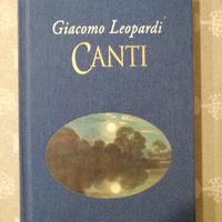 libro canti di Giacomo Leopardi