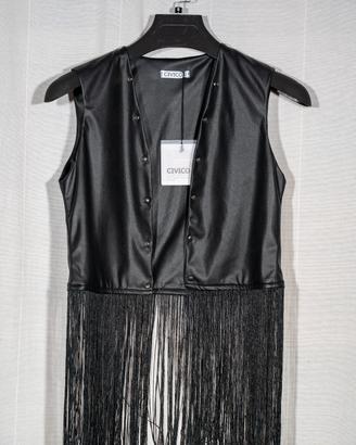Gilet in ecopelle