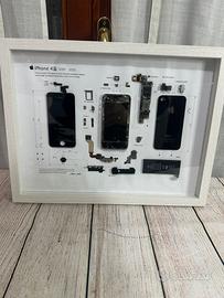 Quadro iPhone 4S smontato disassemblato teardown