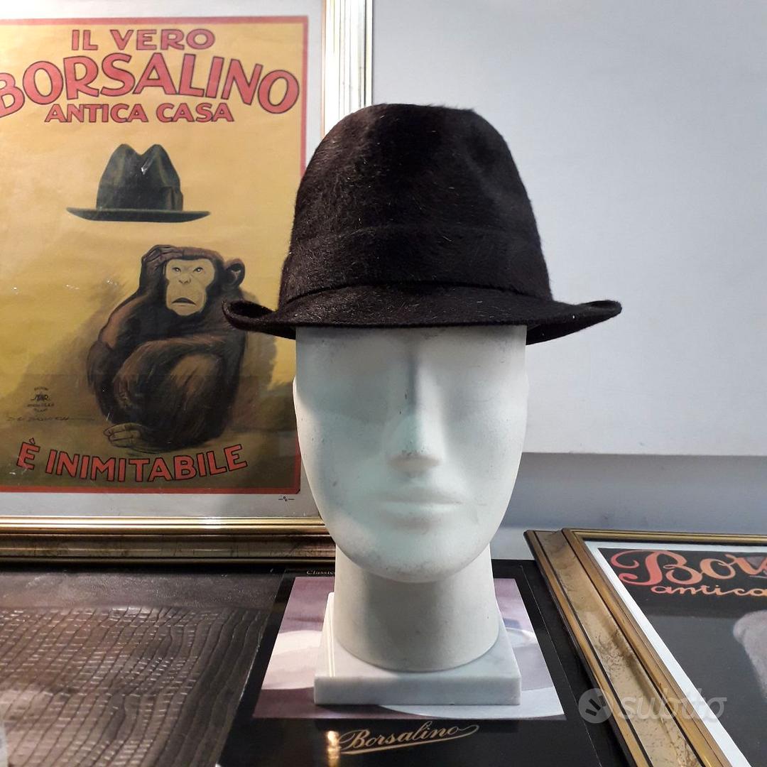 Cappello Borsalino nero Abbigliamento e Accessori In vendita a