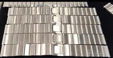 Lotto bracciali in acciaio orologio