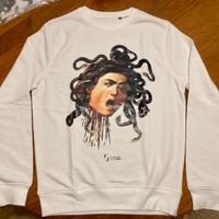 Felpa bianca Uffizi Medusa taglia S uomo