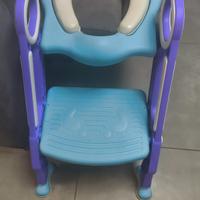 Riduttore WC per bambini con scaletta
