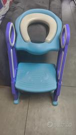 Riduttore WC per bambini con scaletta