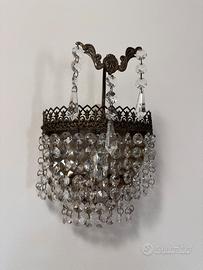 Applique in cristallo di Boemia