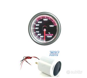 TERMOMETRO TEMPERATURA ACQUA SFONDO NERO ILLUMINAT
