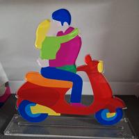 marco lodola ,opera Grafica statuetta in plexiglas