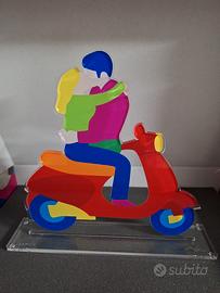 marco lodola ,opera Grafica statuetta in plexiglas