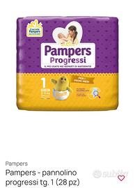 Tre pacchi di pannolini Pampers Taglia 1