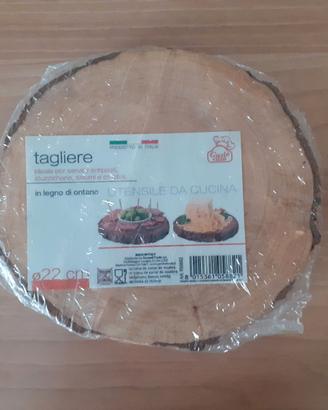 10 € 🔹 Set di 2 taglieri in legno (GUSTO CASA)