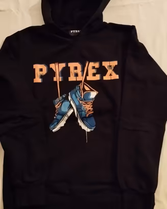 FELPA PYREX NERA con cappuccio 