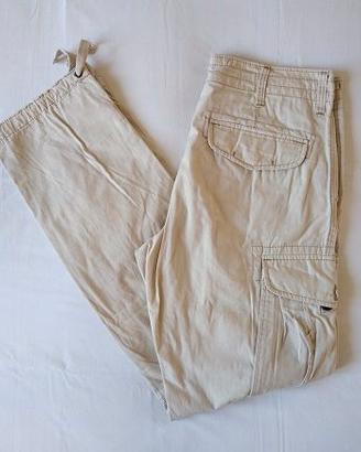 H&M Pantalone Multitasche Cargo Loop Beige