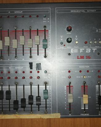 Mixer luci LEM 16 canali FBT LP 16 K MADE IN ITALY