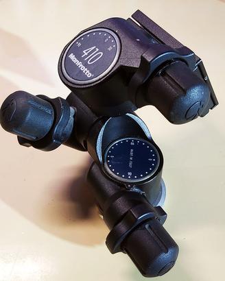 Manfrotto testa treppiede 410 - cavalletto