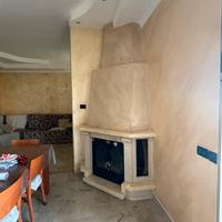 termocamino con accessori e girarrosto