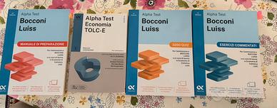 Alpha test - Bocconi Luiss + Tolc E - 4 libri