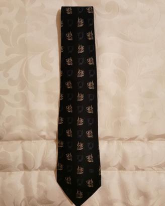 Gucci Cravatta originale 100% seta 