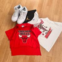 T-SHIRT M. J.  -CHICAGO BULLS ORIGINALI USA 1988