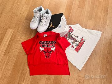 T-SHIRT M. J.  -CHICAGO BULLS ORIGINALI USA 1988