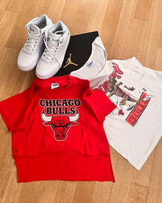 T-SHIRT M. J.  -CHICAGO BULLS ORIGINALI USA 1988