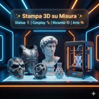 Stampa 3D su richiesta – oggetti personalizzati