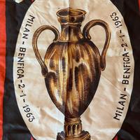 Bandiera LEGGENDARIA ACMilan COPPA CAMPIONI 1963