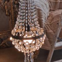 Lampadario a mongolfiera antico