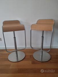 Coppia sgabelli designer Lapalma LEM regolabili